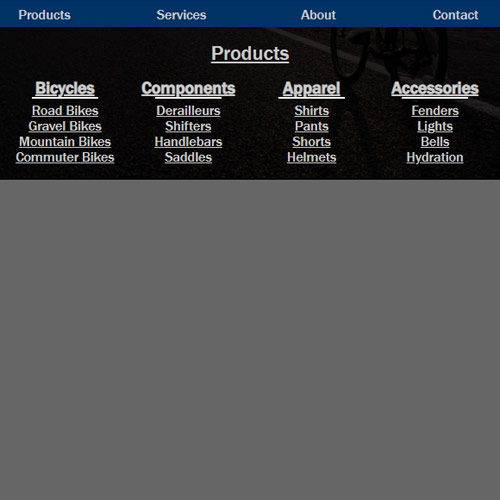 Preview of Dynamic Navigation Component.